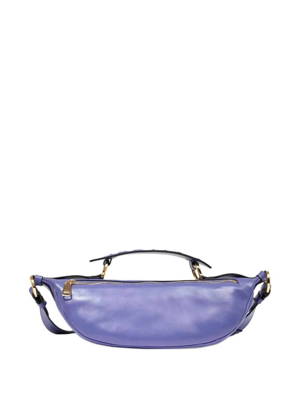 Lancel Origami Zip-fastening Crossbody Bag In Purple