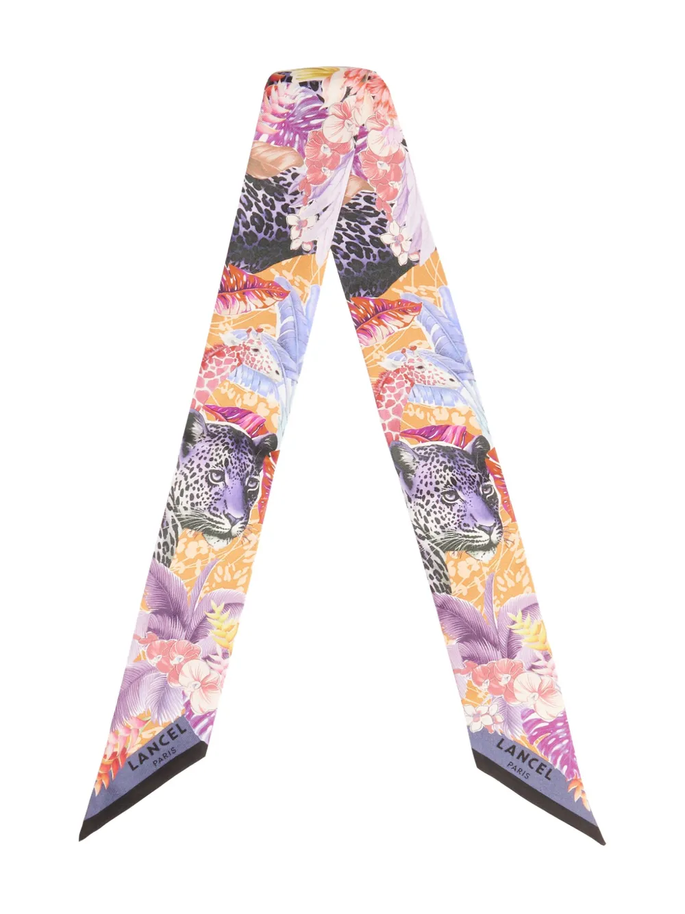 Lancel Jungle motif headband | Purple | Image 1