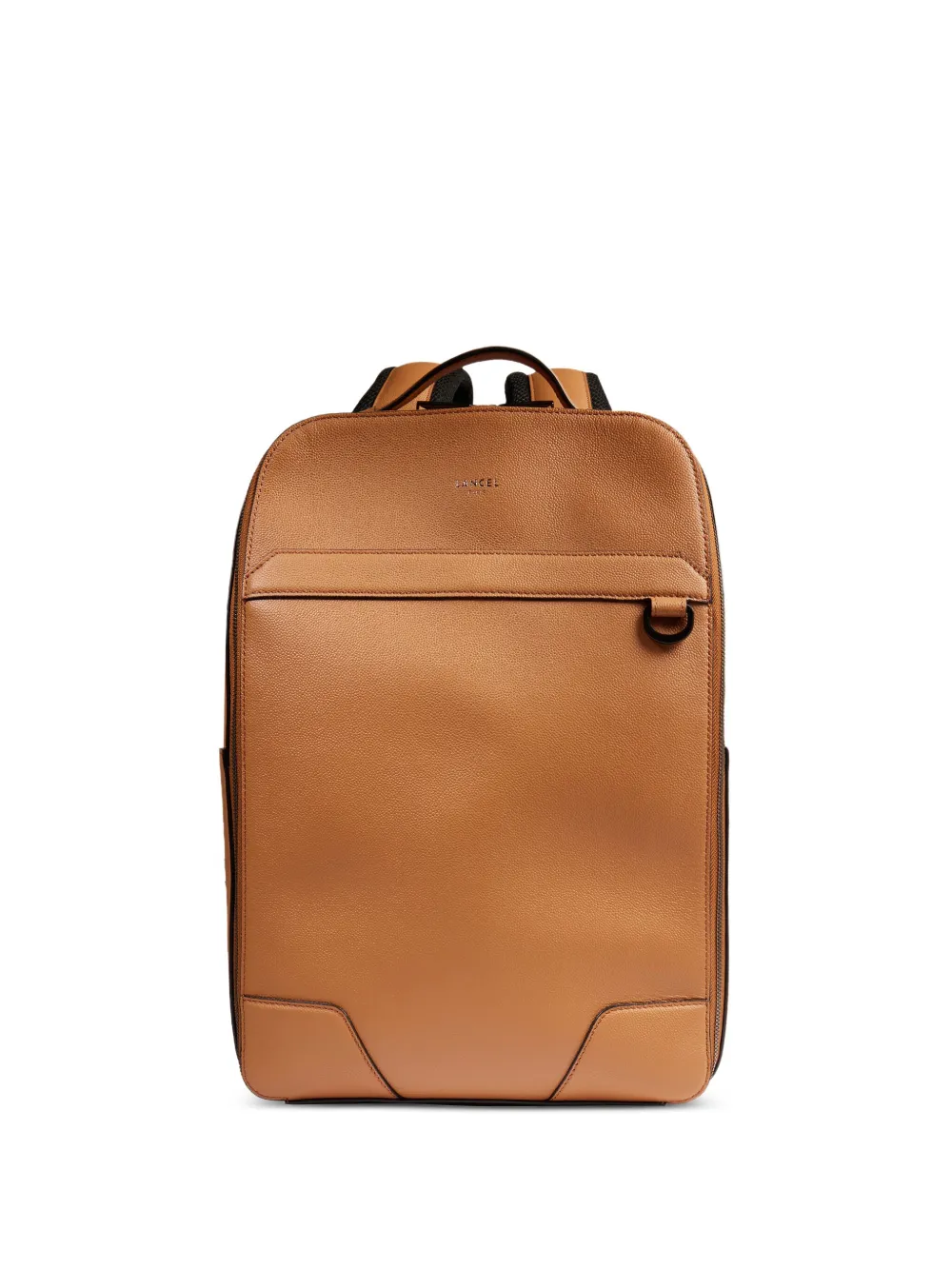 Lancel Leren rugzak met handgreep Bruin