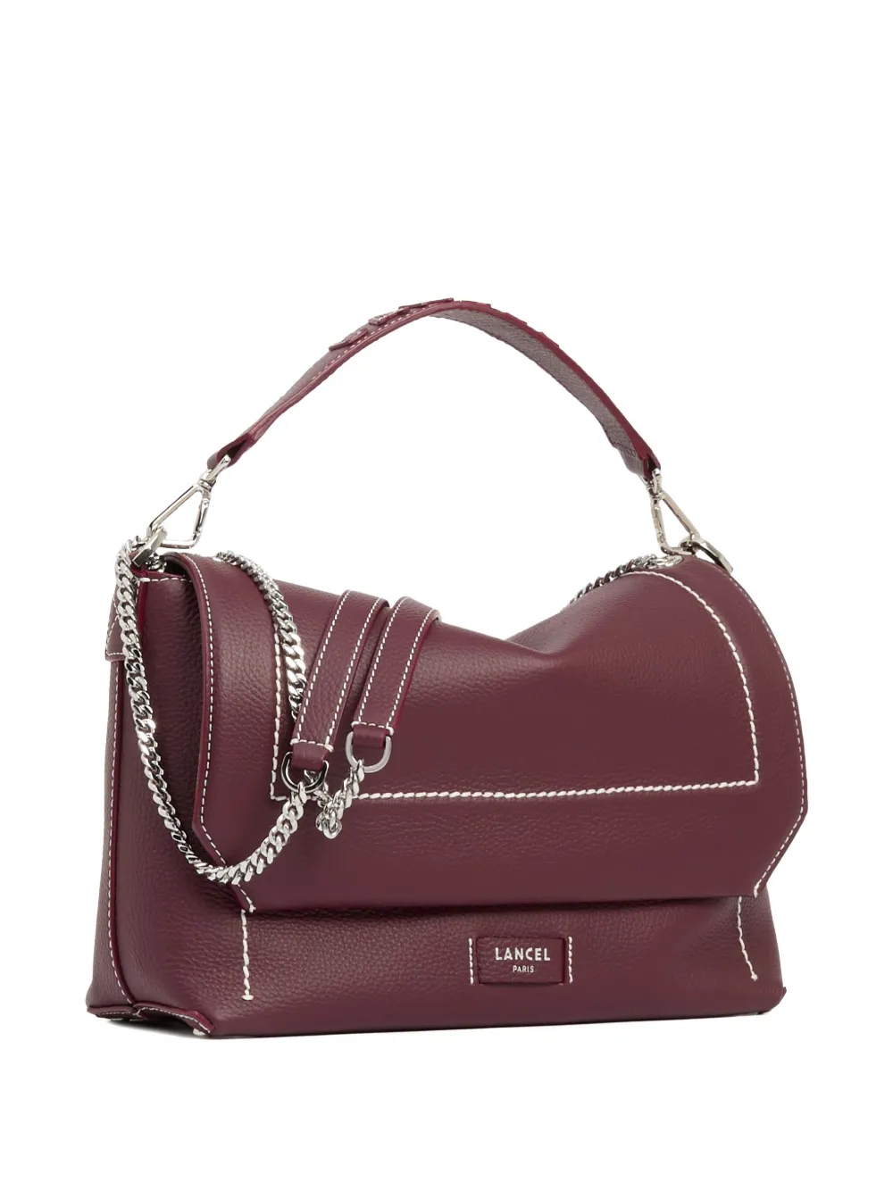 Lancel Large Ninon Soft In Red