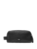 Lancel Ninon leather zip-top toiletry bag - Black