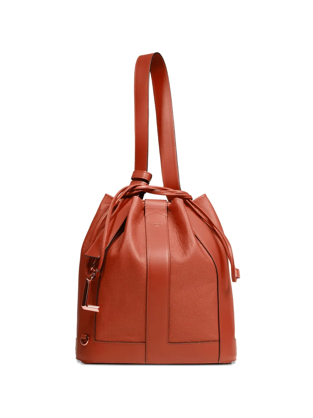 Lancel Elles de lancel drawstring bucket bag - Arancione