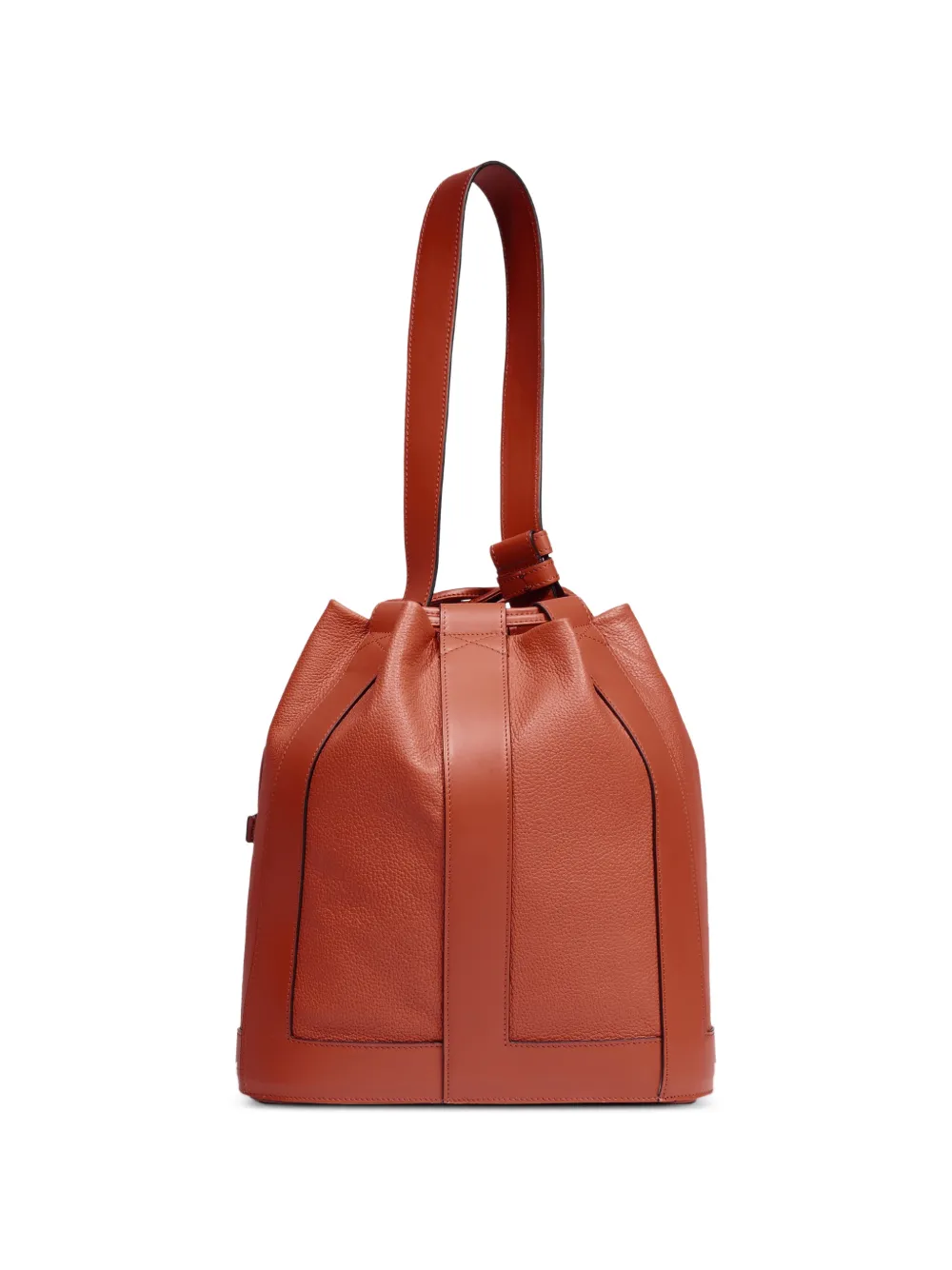 Lancel Elles de bucket-tas met trekkoord Oranje