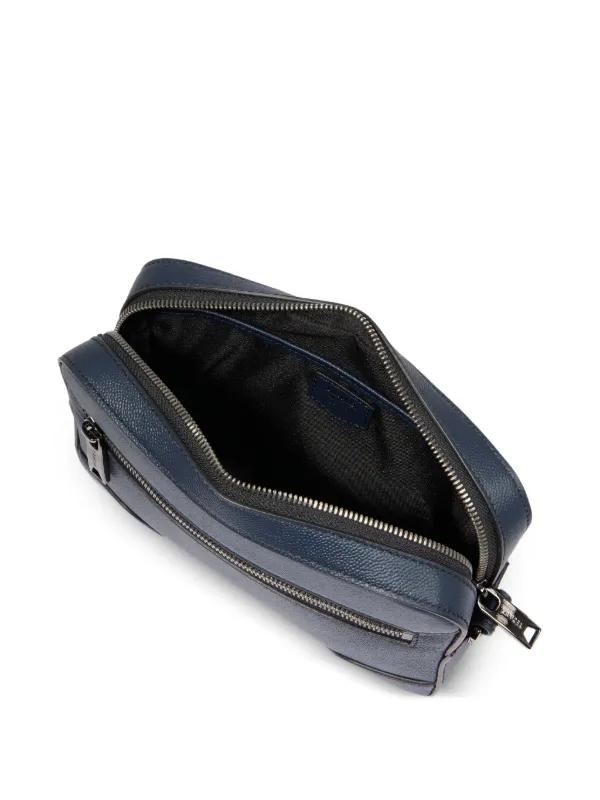 Lancel Leather Messenger Bag | Blue | FARFETCH