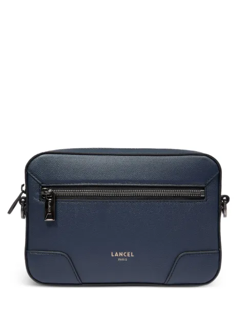 Lancel leather messenger bag