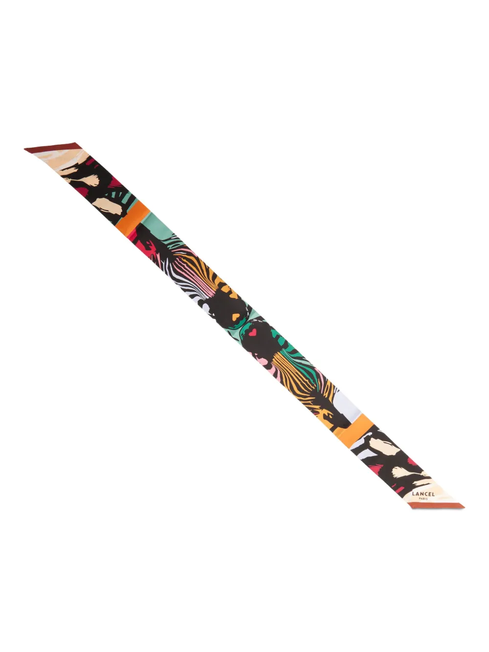 Lancel Zebra Mania silk headband | Image 2