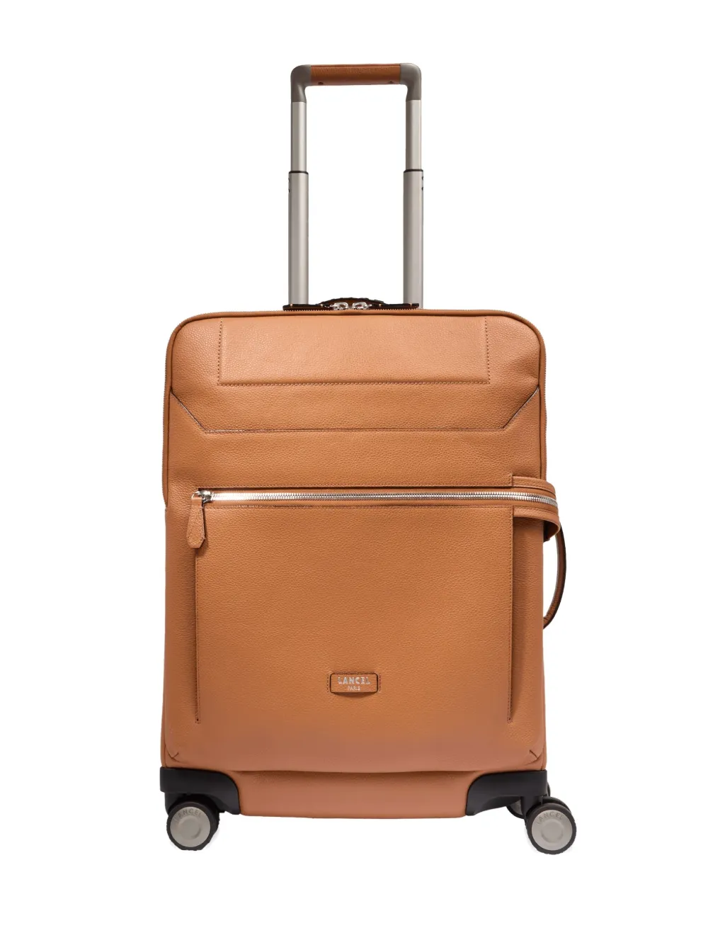 Lancel Leather Logo-plaque Suitcase In Neutral