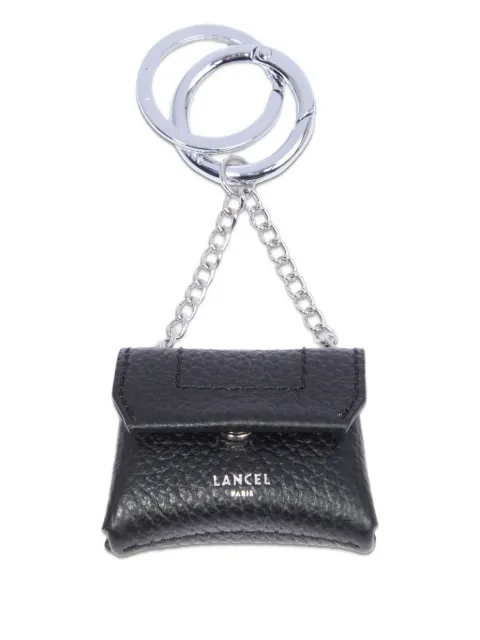 Lancel leather keyring