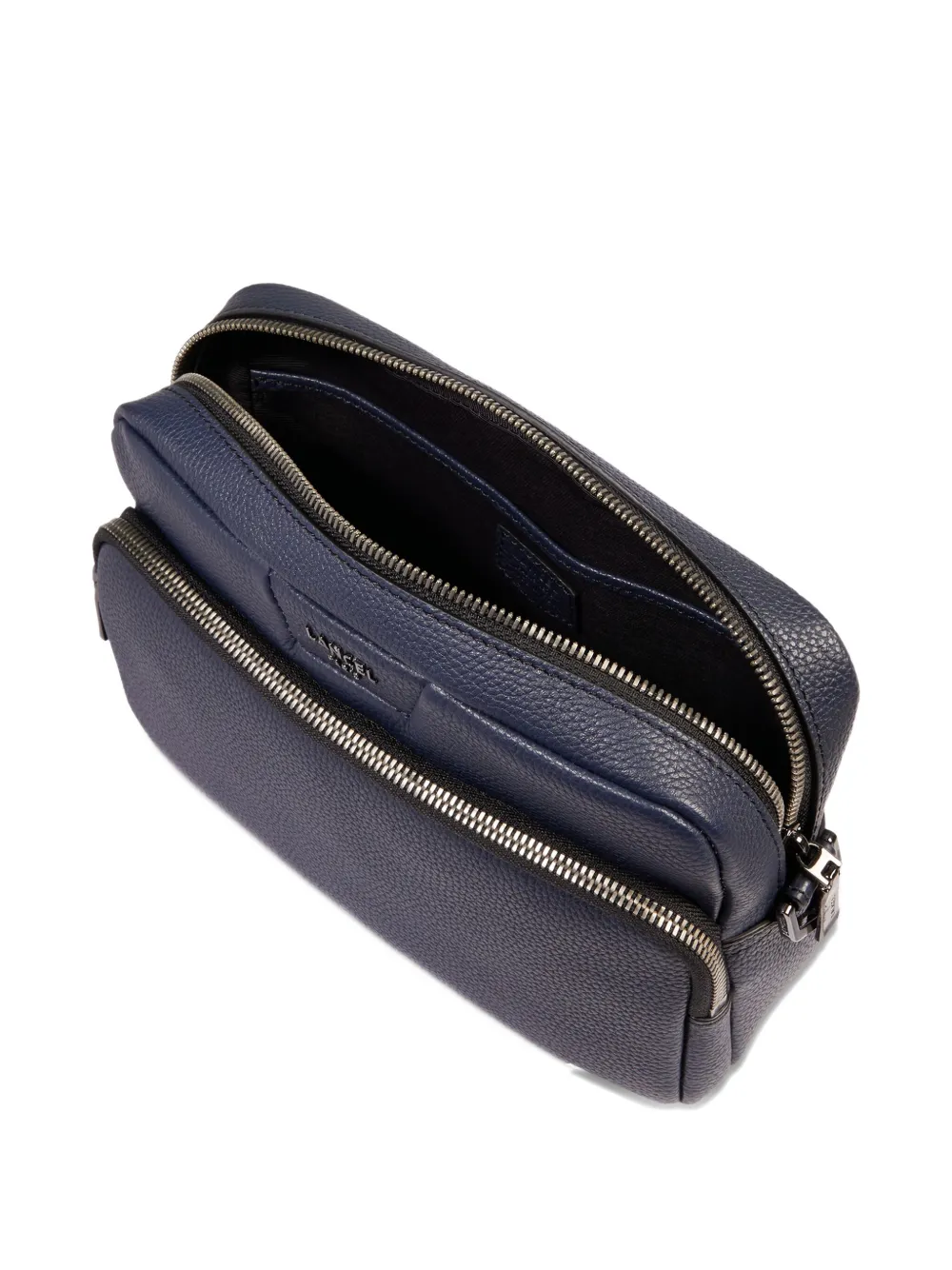 Lancel Messengertas met rits Blauw