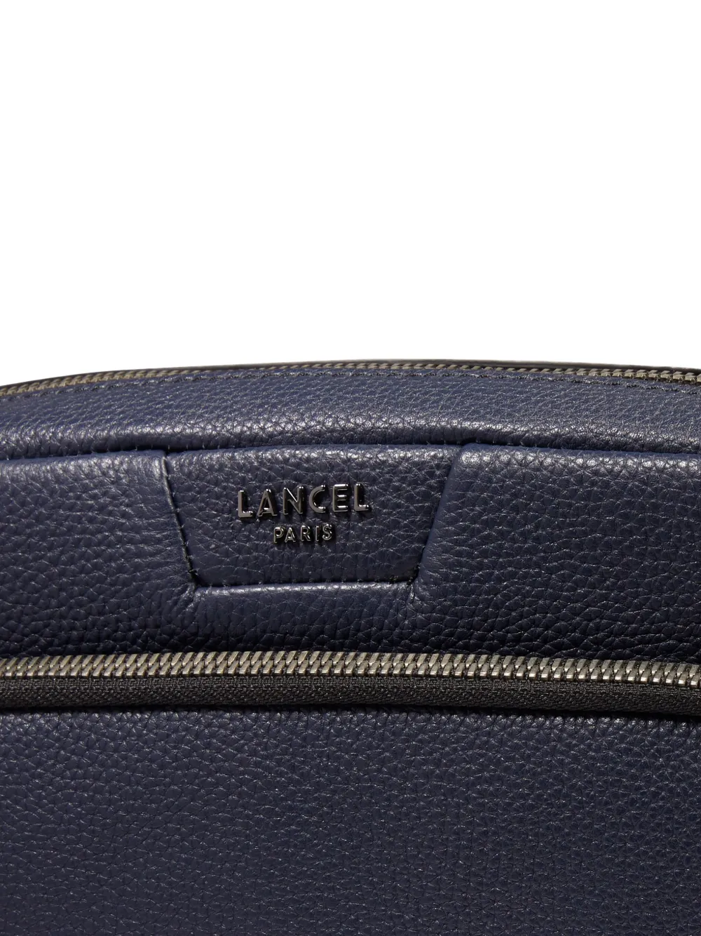 Lancel Messengertas met rits Blauw