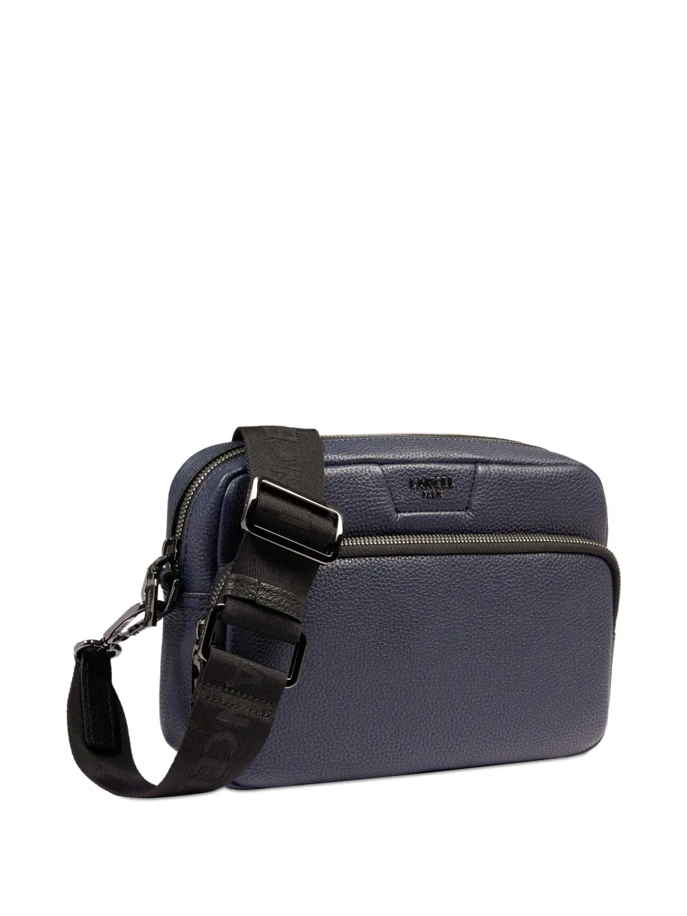 Lancel Messengertas met rits Blauw