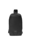 Lancel leather zip-fastening backpack bag - Black