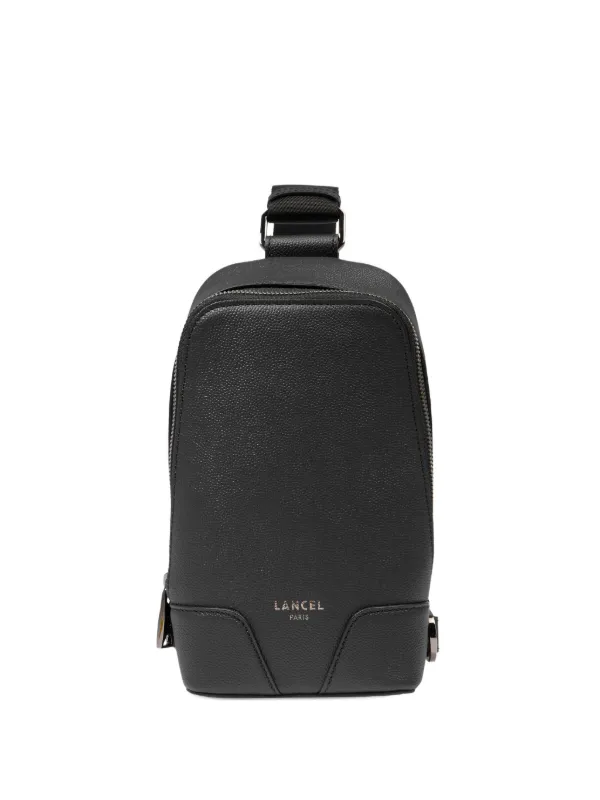 Lancel Leather zip-fastening Backpack Bag Black FARFETCH IN