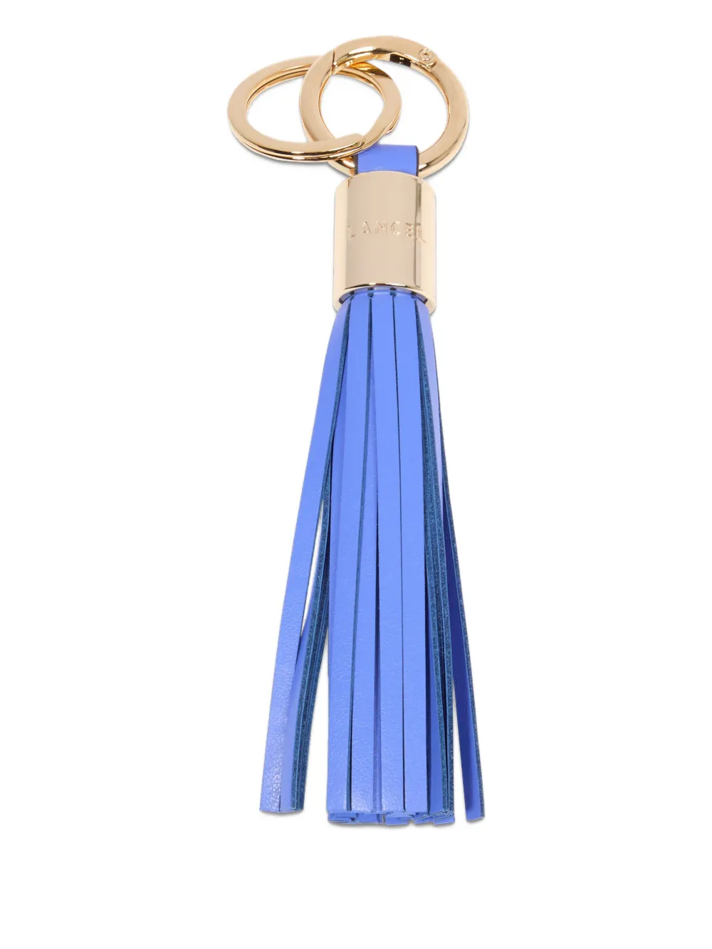 Lancel leather tassel keyring | Blue | Image 1