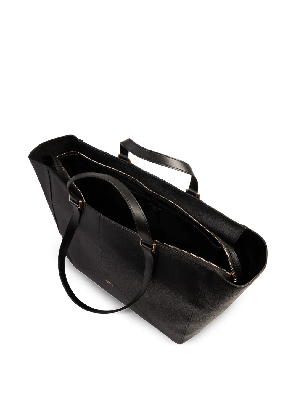 Lancel Envelop leren shopper Zwart