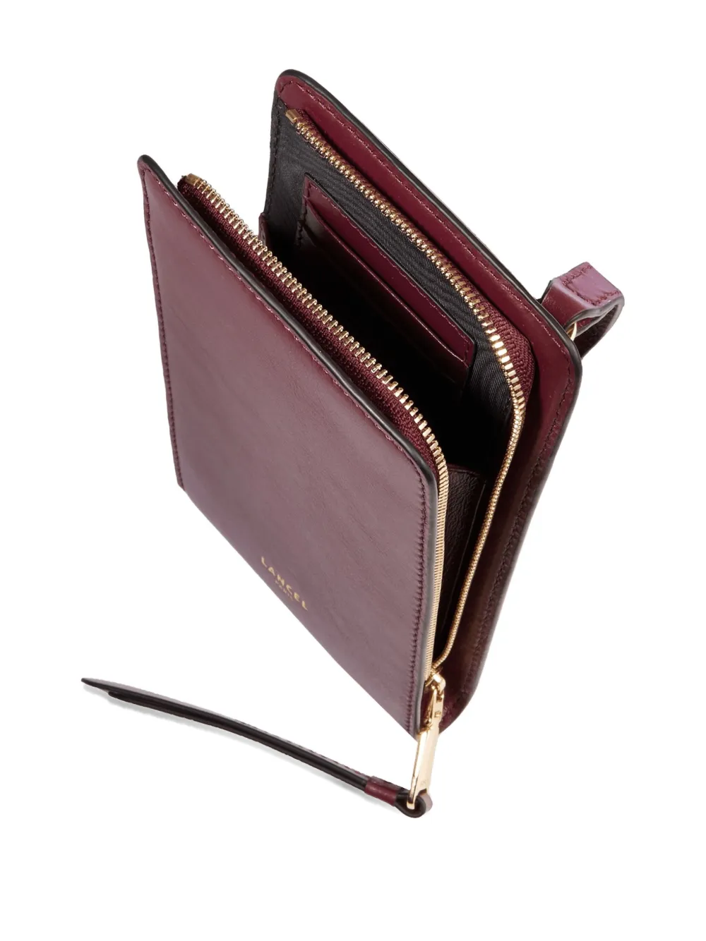 Lancel Origami mini-tas met ritssluiting Rood