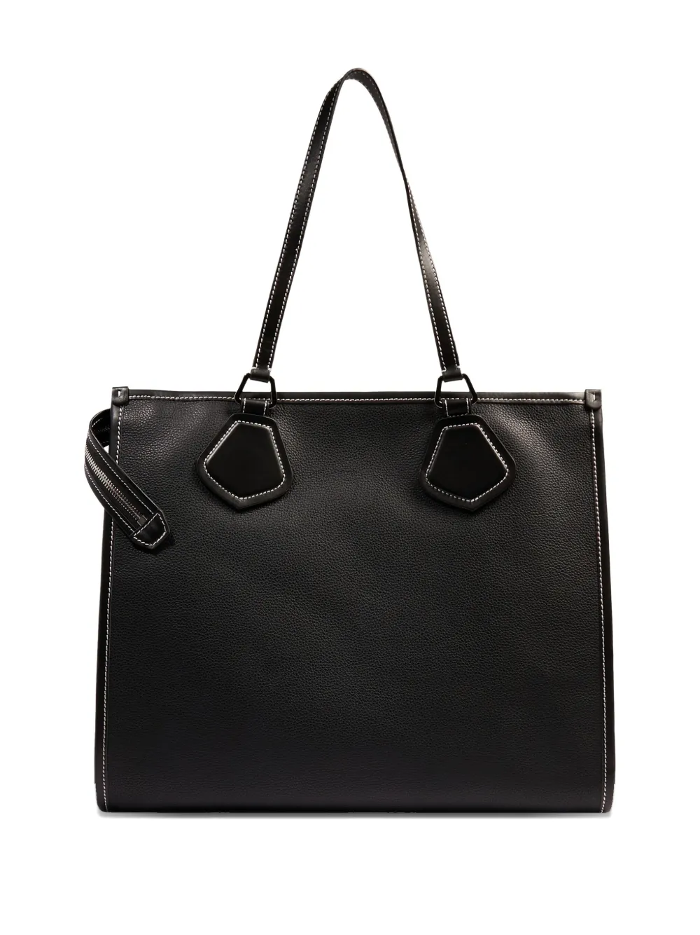 Lancel large zebra-print suede tote bag | Image 2