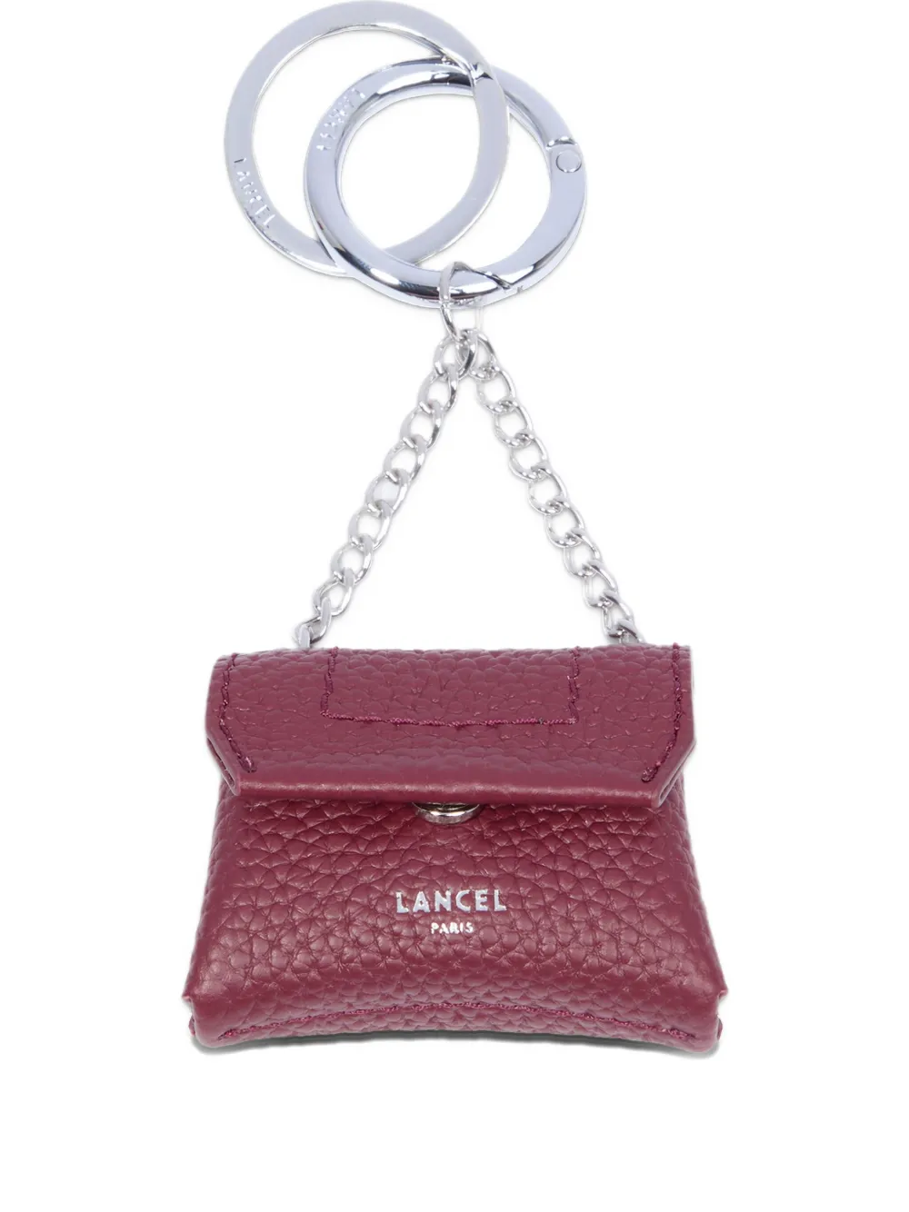 Lancel leather keyring | Red | Image 1