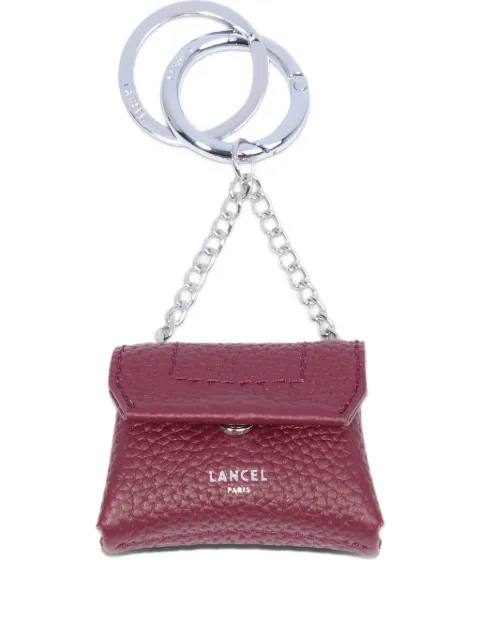 Lancel leather keyring