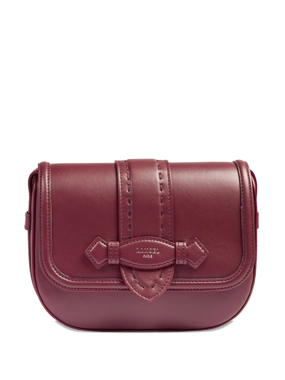 Lancel Sienna leather crossbody bag Rood
