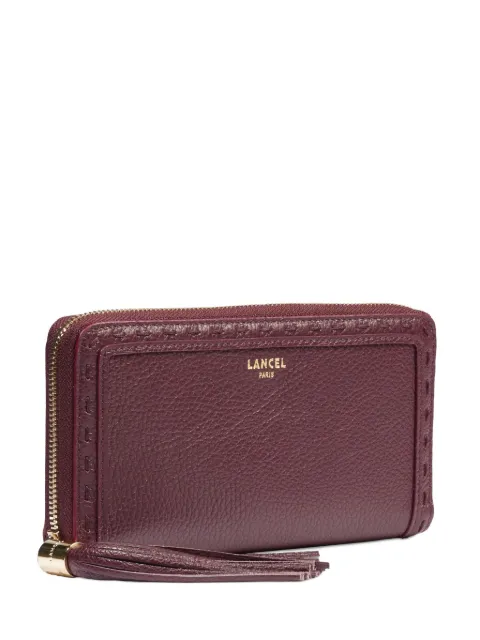 Lancel tassel zip-around wallet