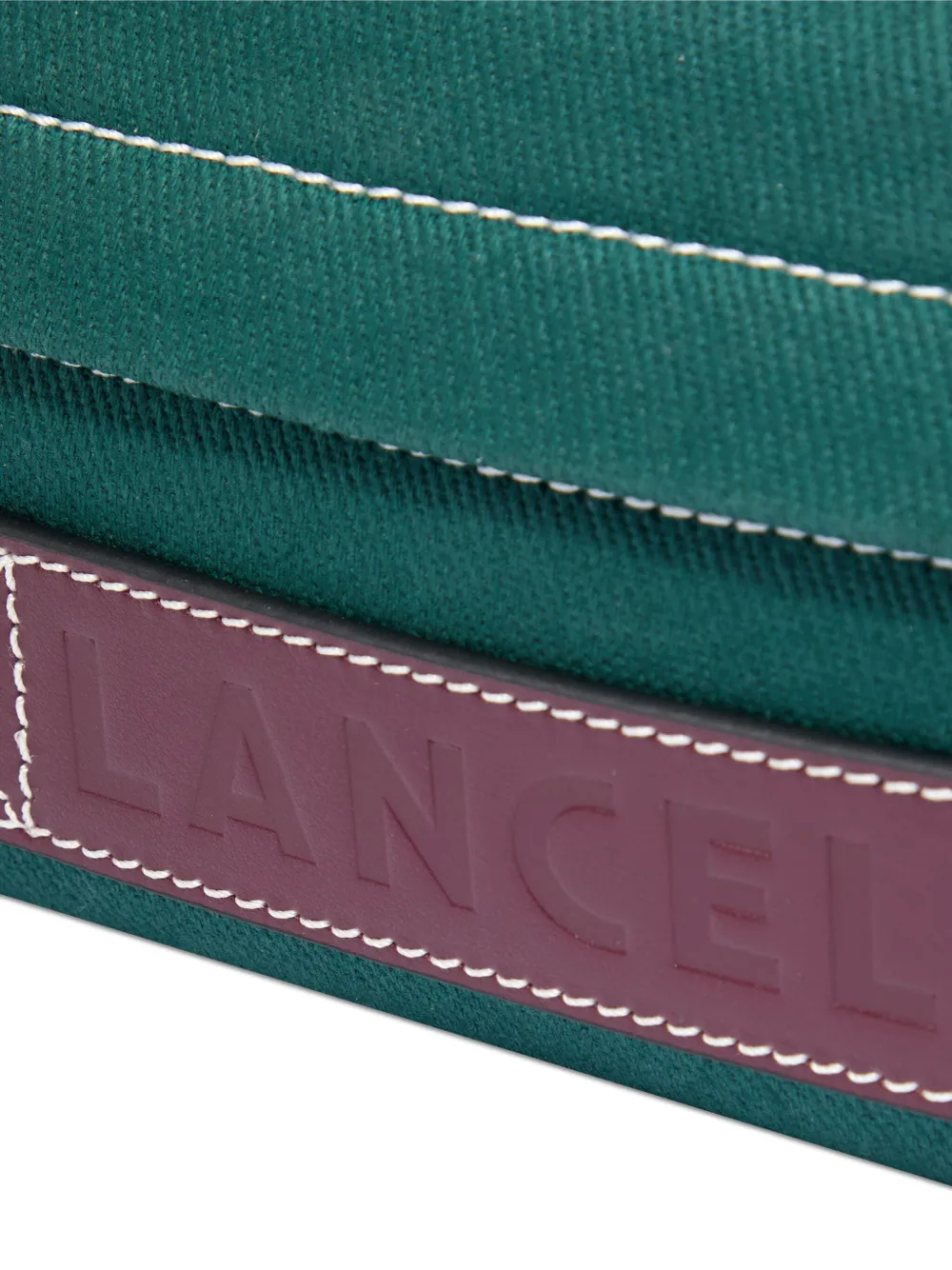 Lancel Heuptas met leren afwerking H8 green