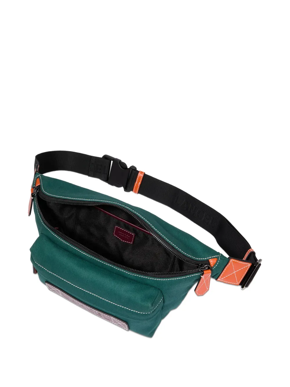 Lancel Heuptas met leren afwerking H8 green