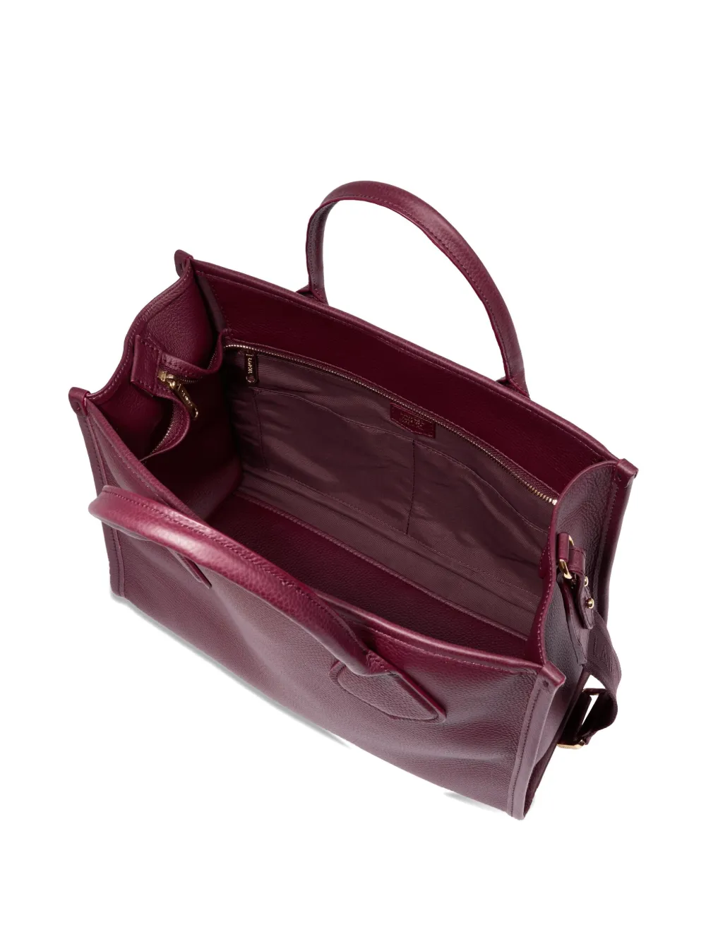 Lancel Medium shopper met logo-reliëf Paars