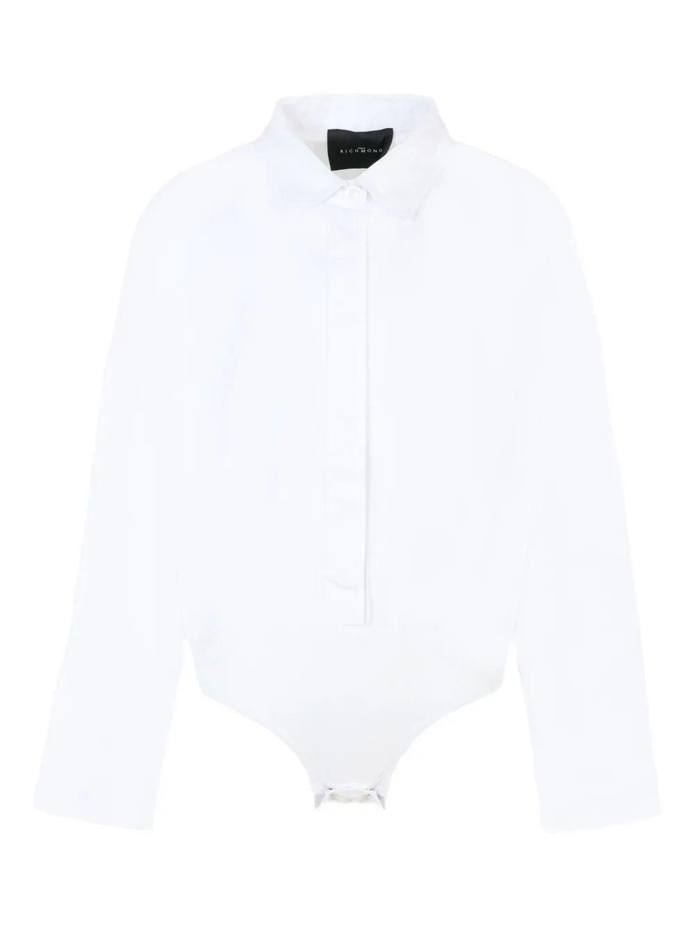 John Richmond Junior long-sleeve button-fastening bodysuit Wit