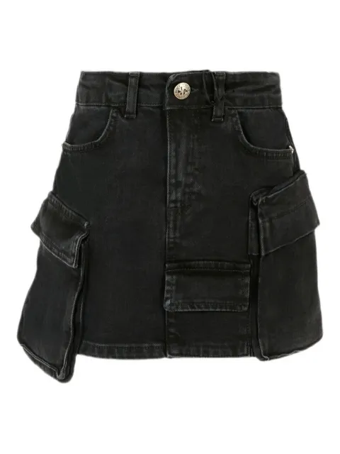 John Richmond Junior cargo-pocket denim skirt