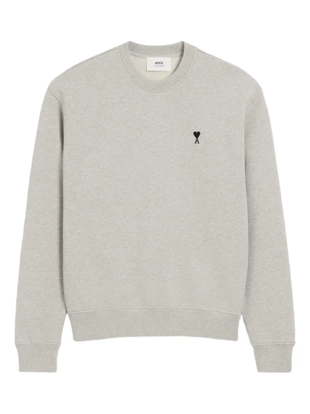 AMI Paris Ami De Coeur cotton sweatshirt | Grey | Image 1