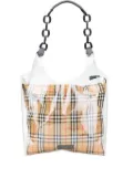 Burberry Pre-Owned 2000-2017 PVC and House Check Canvas Shopper tote bag - Brown