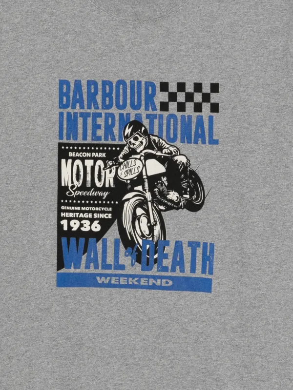 Barbour International バイクプリント Tシャツ | グレー | FARFETCH JP