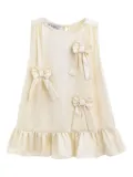 Mimi Tutu Sofia bow-embellished ruffled dress - Yellow