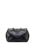 CHANEL Pre-Owned 1986-1988 Mini CC Quilted Lambskin Single Flap crossbody bag - Black