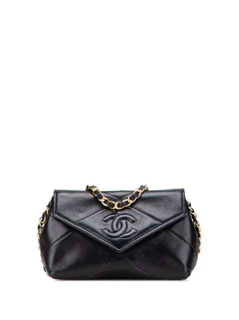 CHANEL Pre-Owned 1986-1988 Mini CC Quilted Lambskin Single Flap crossbody bag