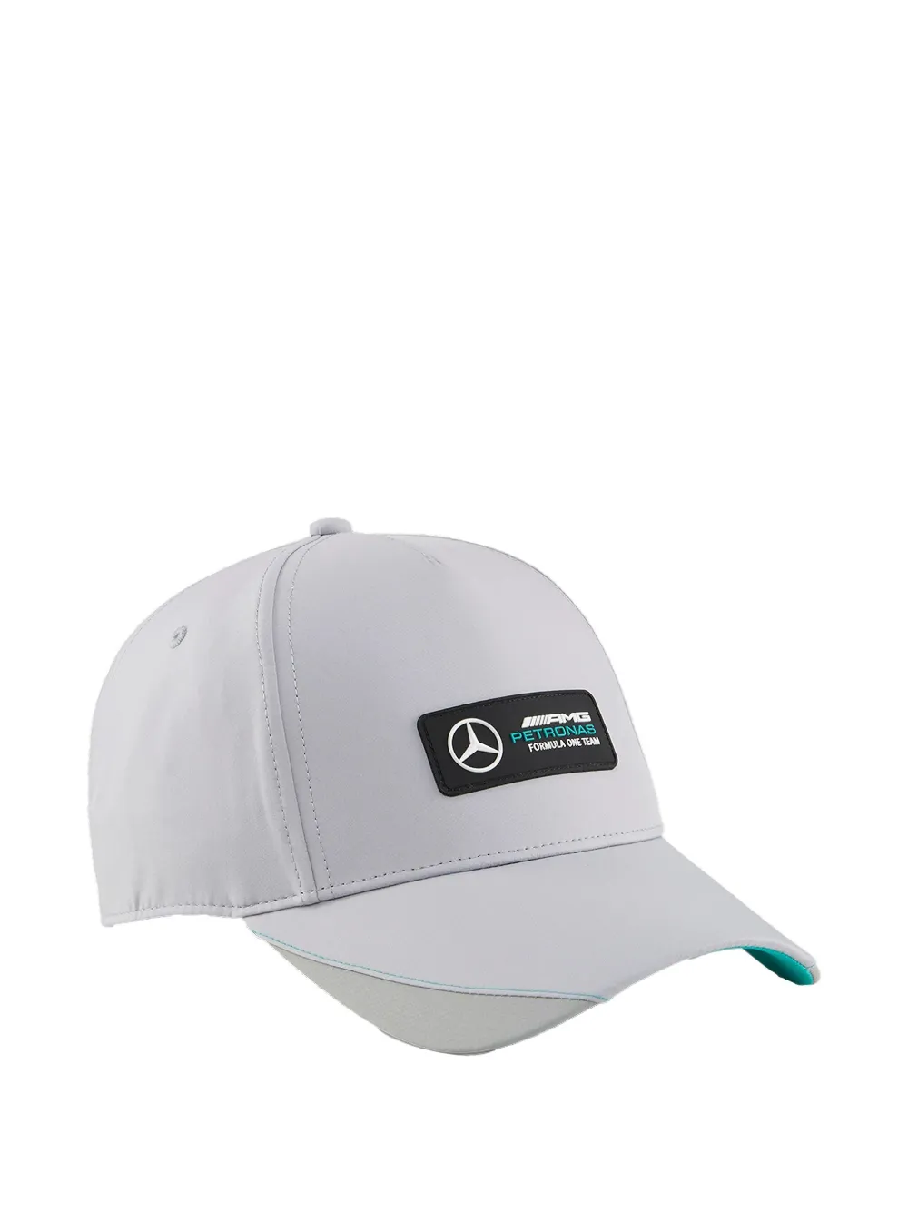 PUMA logo-patch cap Grijs