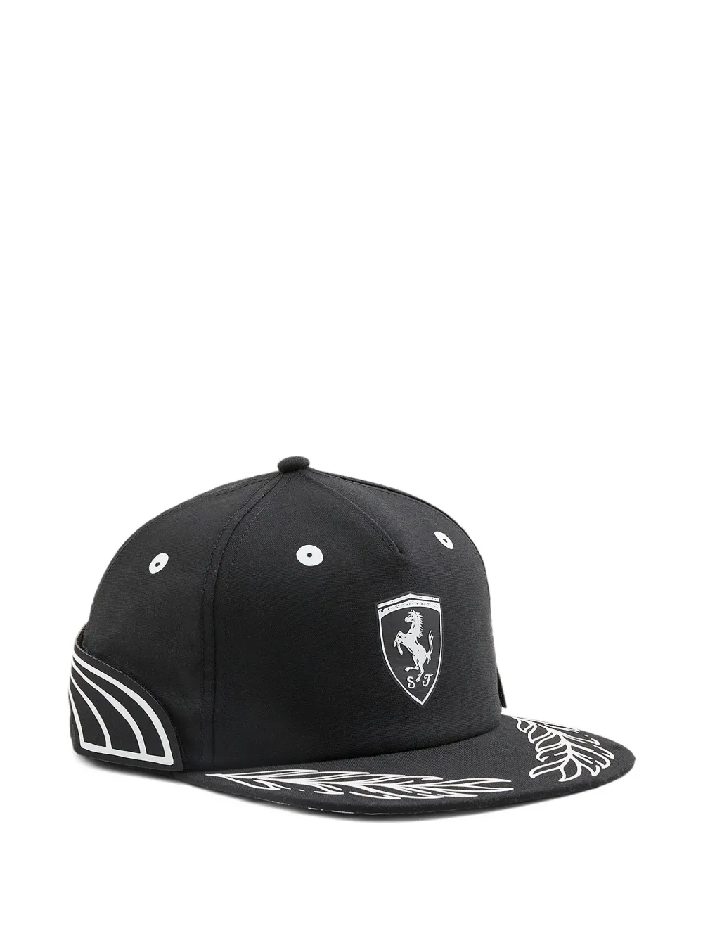 PUMA Ferrari x Joshua Vides flat cap Zwart