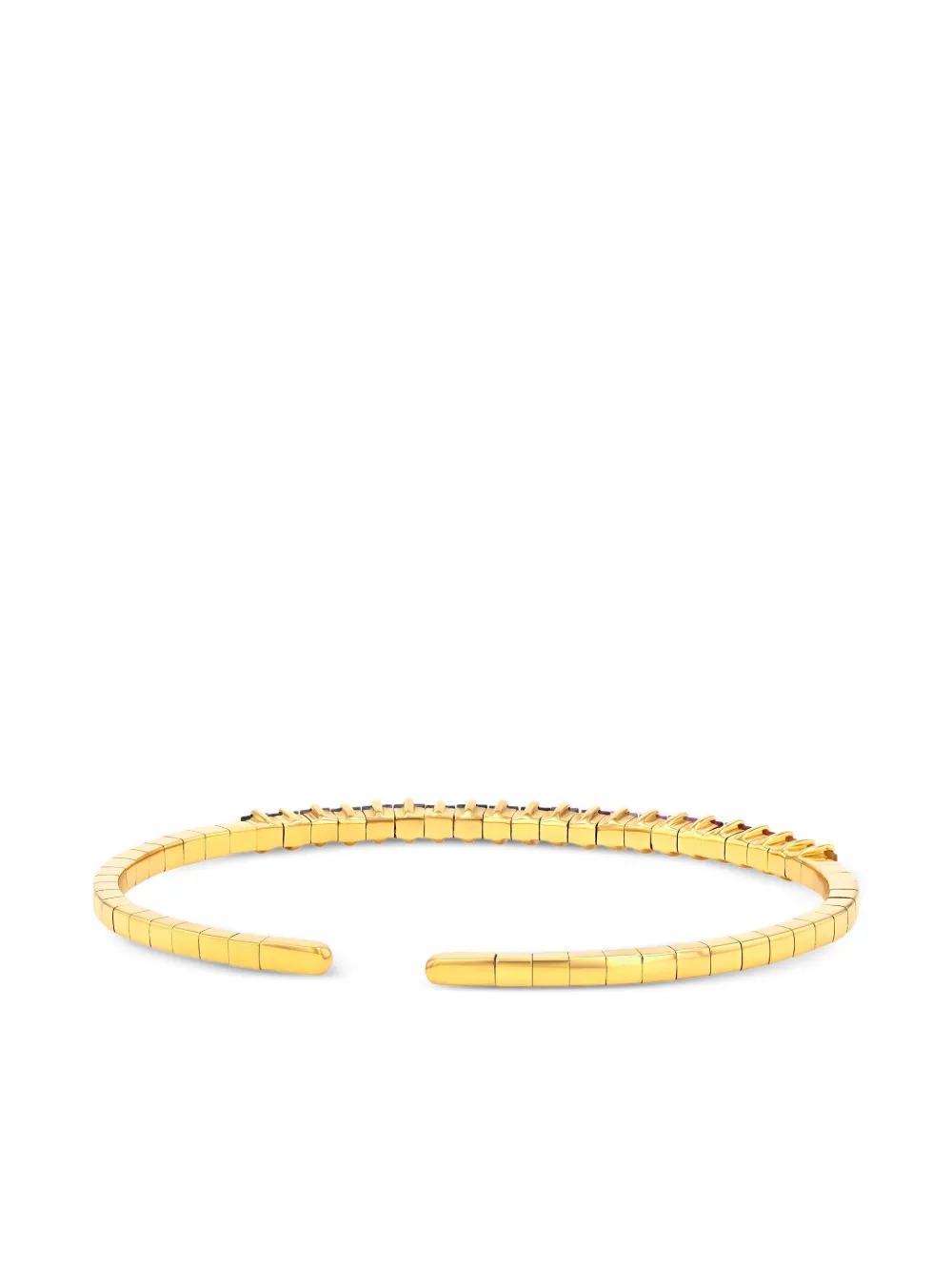 Suzanne Kalan 18kt yellow gold Rainbow Sapphire cuff bracelet | Image 2