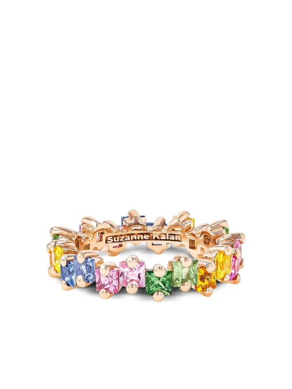 Suzanne Kalan 18CT Rose Gold Milli Sapphire Ring