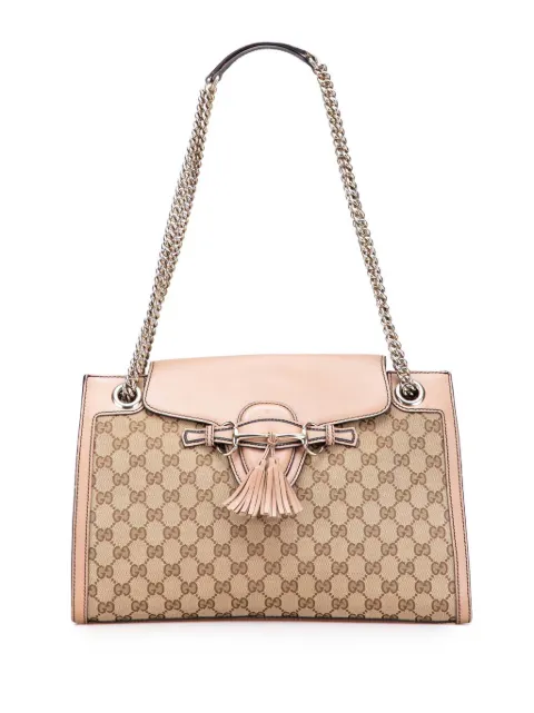 Gucci Pre-Owned 2016-2025 Large GG Canvas Emily shoulder bag