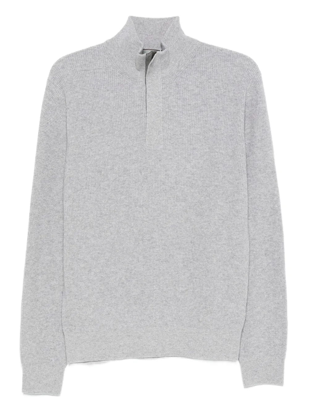 Canali ribbed high-neck sweater | Grey | Image 1