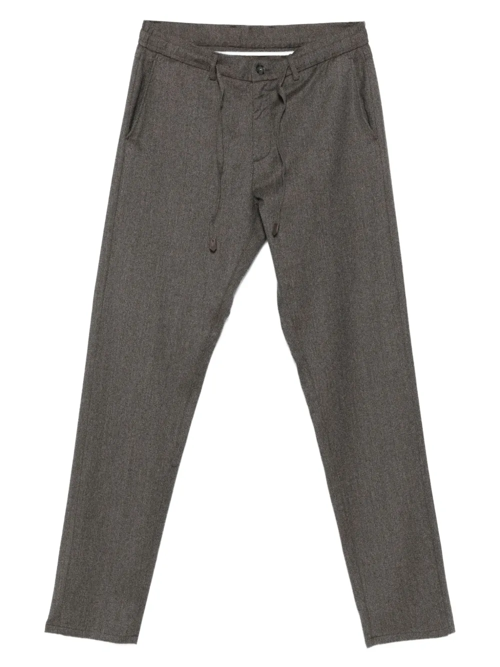 Canali drawstring-waist trousers | Brown | Image 1