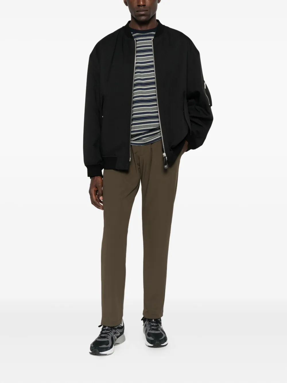 Herno Broek met trekkoord - Groen