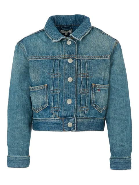 Tommy Hilfiger Junior button-fastening denim jacket