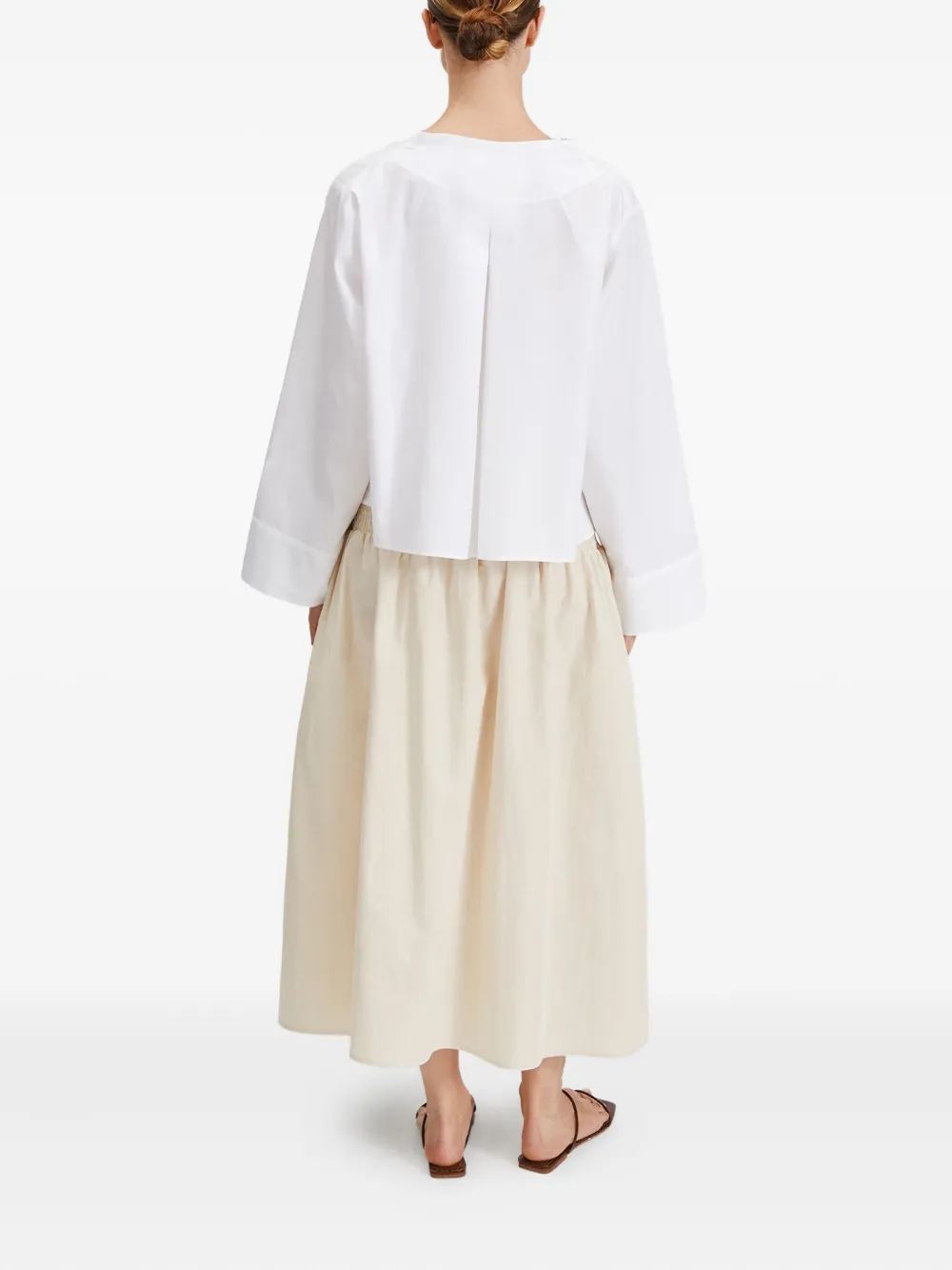 Stylein Javeria V-neck Top In White