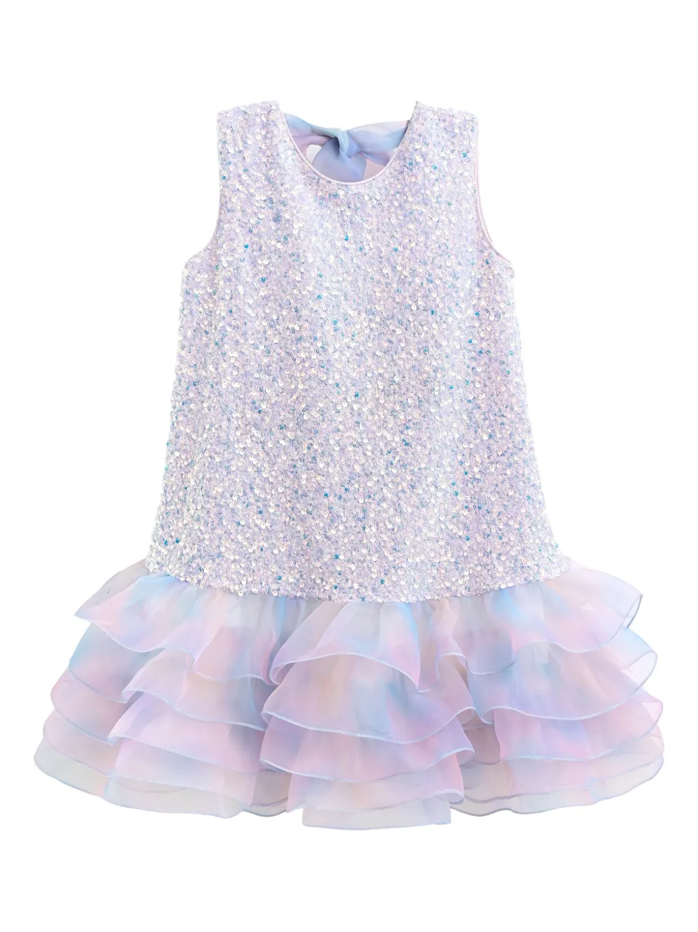 Mimi Tutu Cecilia sequin ruffled dress Paars