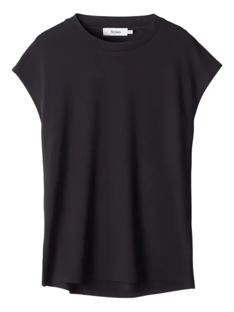 Stylein Canale cap-sleeves round-neck top