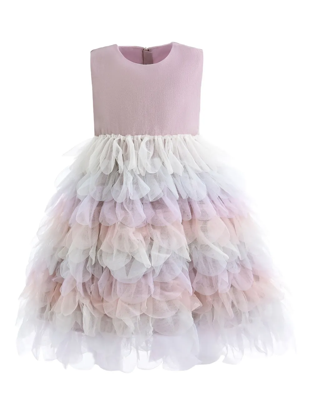 Mimi Tutu Layla layered ruffle dress - パープル Mimi Tutu Layla layered ruffle dress - パープル