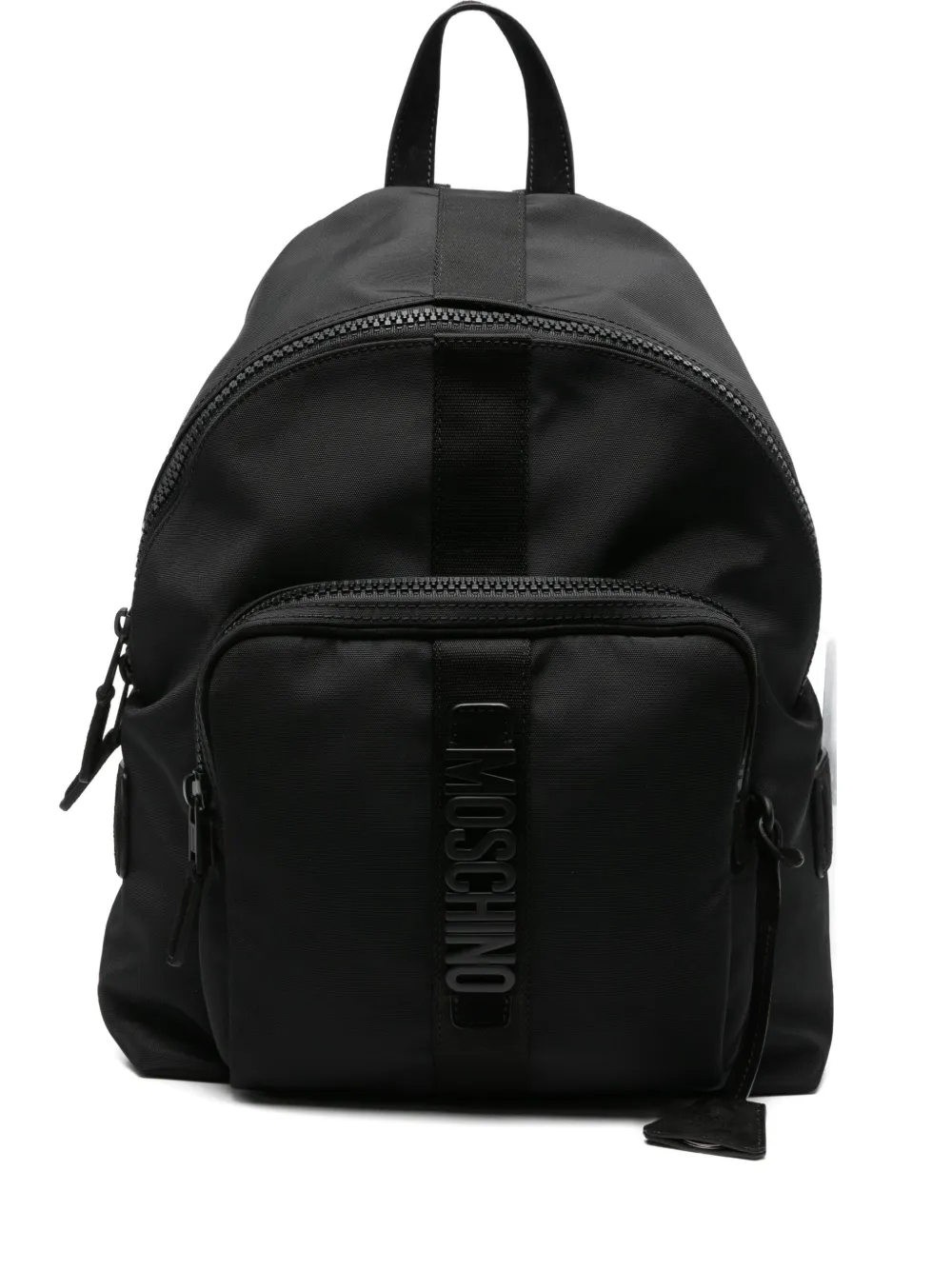 Moschino Versatile Backpack Featuring Adjustable Straps In Black